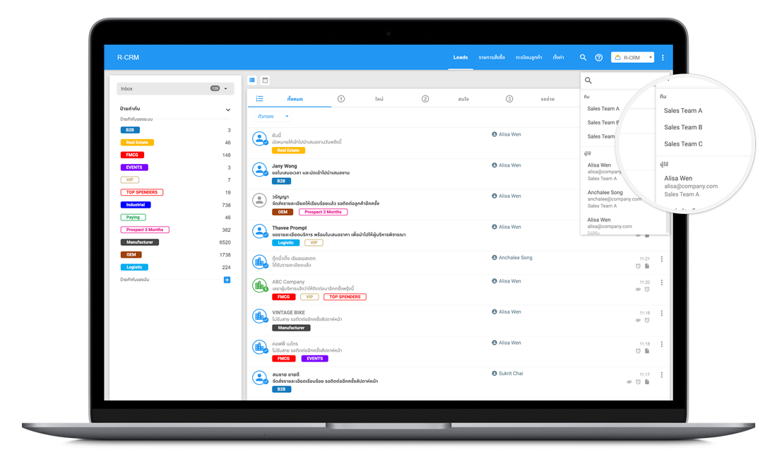 r-crm by Readyplanet